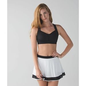 LULULEMON Ta Ta Tamer II Running Sports Bra High Support Black Size 36D